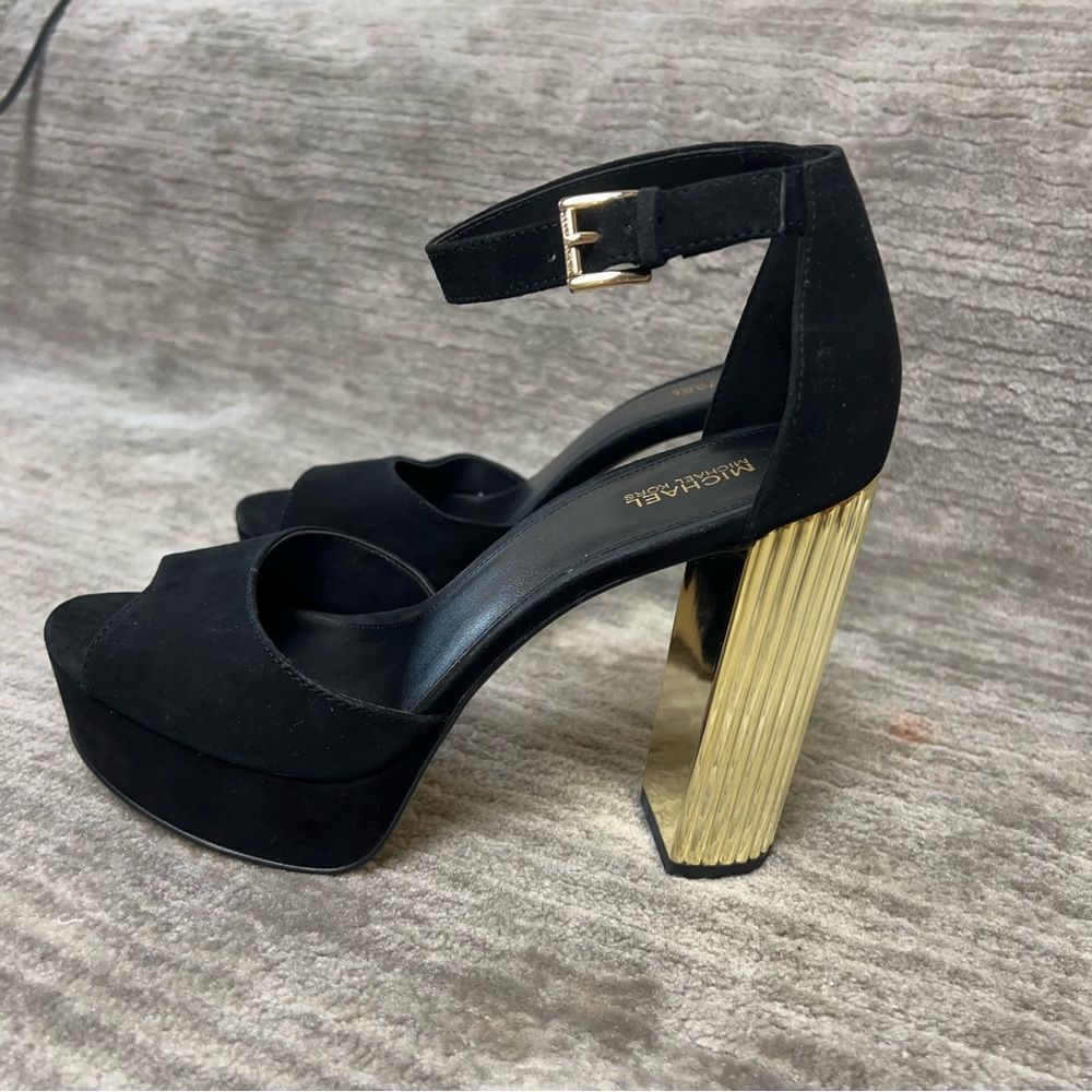 MICHAEL MICHAEL KORS Porter Suede Platform women Sandal size 7.5